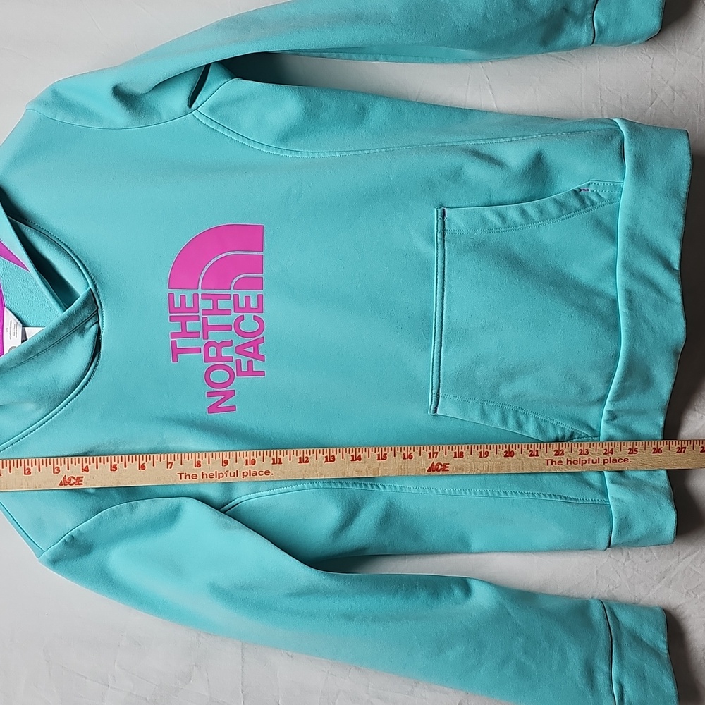 The North Face Turquoise and Magenta Hoodie - Picture 7 of 10